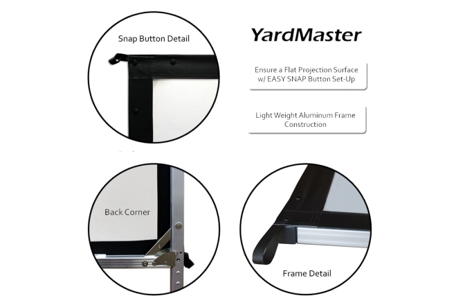Ecran de proiecție Elitescreens Ecran proiectie, de podea, 398,5 x 224,2 cm, Yard Master 2 Series OMS180H2