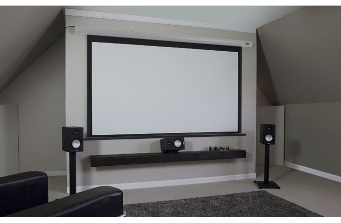 Ecran de proiecție Elitescreens Ecran proiectie electric, perete/tavan, 221.4 x 124.5, VMAX100XWH2-E24, Format 16:9,Trigger 12V, Drop 60 cm