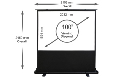 Ecran de proiecție Elitescreens Ecran proiectie portabil Pull Up, 203 x 152 cm  ezCinema F100NWV, format 4:3