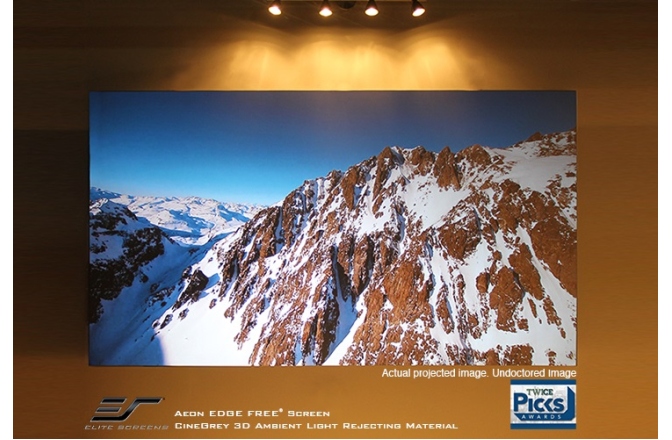 Ecran de proiectie fix de perete Elitescreens AEON AR100WH2