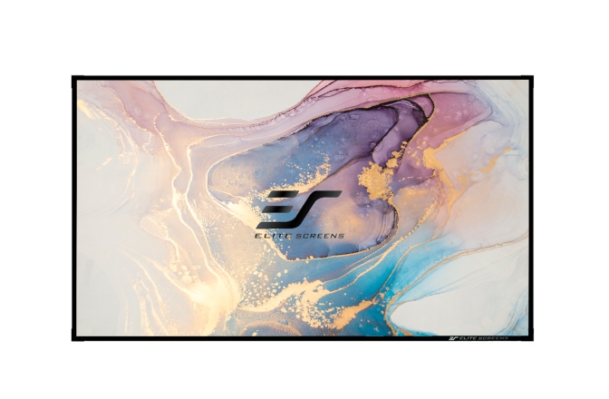 Ecran de proiectie ptr ALR LONG THROW Elitescreens  299 x 168, Full Grey  DWF135DHD3 rama fixa