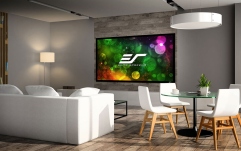 Ecran proiectie cu rama fixa de perete Elitescreens 299 x 167.9 cm SABLEFRAME ER135WH1 Format 16:9