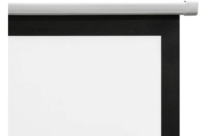 Ecran proiectie cu trepied Elitescreens 244 x 183 cm profesional format 4:3 carcasa alba