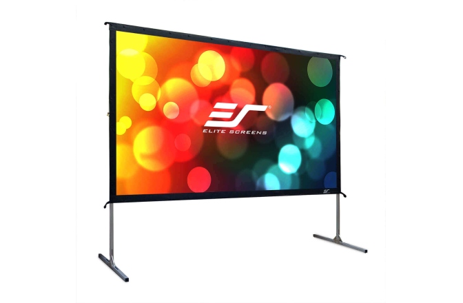 Ecran proiectie de podea Elitescreens 299 x 168 cm Yard Master 2 Dual OMS135H2-DUAL Format 16:9