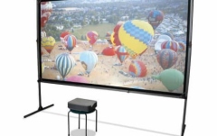 Ecran proiectie de podea Elitescreens 299 x 168 cm Yard Master 2 Dual OMS135H2-DUAL Format 16:9