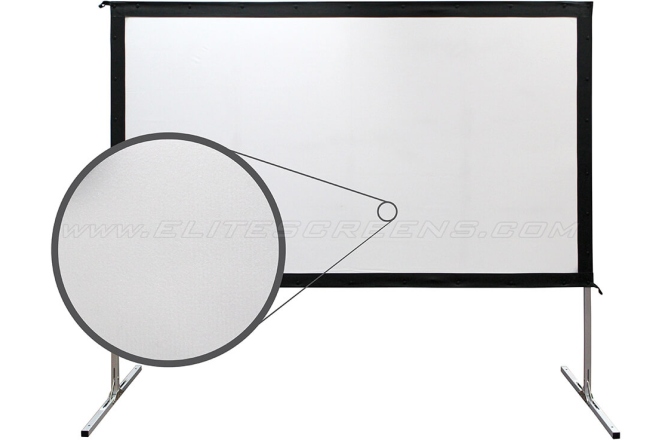 Ecran proiectie de podea Elitescreens 299 x 168 cm Yard Master 2 Dual OMS135H2-DUAL Format 16:9