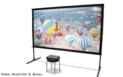 Ecran proiectie de podea Elitescreens 299 x 168 cm Yard Master 2 Dual OMS135H2-DUAL Format 16:9