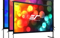 Ecran proiectie de podea Elitescreens 299 x 168 cm Yard Master 2 Dual OMS135H2-DUAL Format 16:9