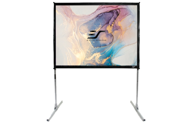 Ecran proiectie de podea Elitescreens 398.5 x 224.2 cm  QuickStand Q180H  Format 16:9