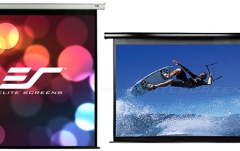 Ecran proiectie electric cu montare pe perete sau tavan Elitescreens VMAX92XWH2