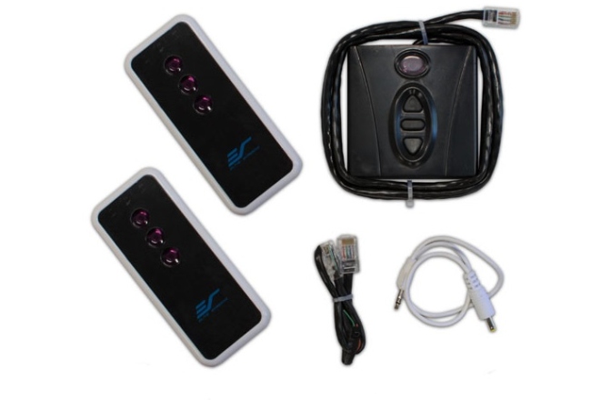 Ecran proiectie electric cu montare pe perete sau tavan Elitescreens Saker SKT110XHW-E12