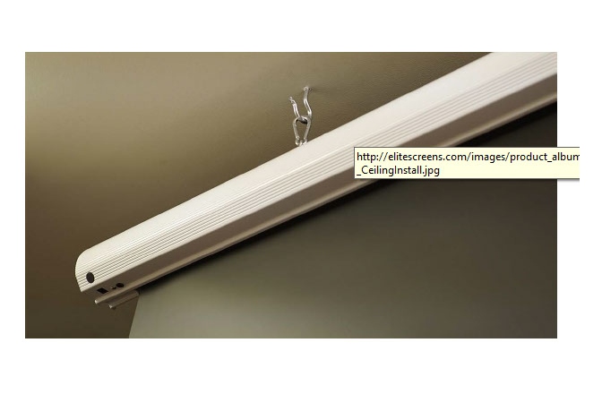 Ecran proiectie electric cu montare pe perete sau tavan Elitescreens Saker SK150NXW2-E6