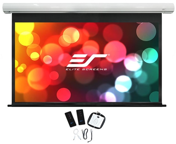 Ecran proiectie electric cu montare pe perete sau tavan Elitescreens Saker SK150NXW2-E6