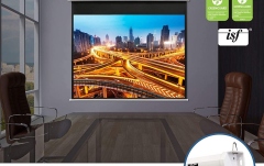 Ecran proiectie electric Elitescreens  203 x 152 cm ELECTRIC100V 1 telecomanda Format 4:3 Trigger 12v