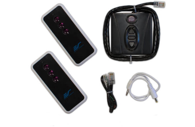 Ecran proiectie electric Elitescreens  221.5 x 124.5 cm Saker SKT100UHW-E12 Trigger 12V Drop 30cm