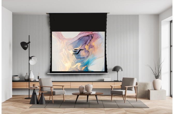 Ecran proiectie electric Elitescreens  221 x 124.5 cm Evanesce Tab-Tension B 16:9