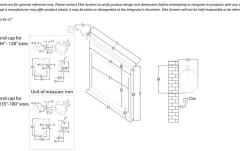 Ecran proiectie electric, Elitescreens  230 x 145 cm  format 16:10 Trigger 12v