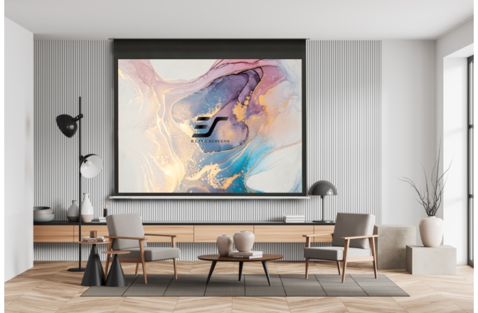 Ecran proiectie electric Elitescreens 243,5 x 136,9 cm Evanesce B EB110HW2-E12 Format 16:9