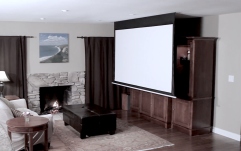 Ecran proiectie electric Elitescreens 243,5 x 136,9 cm Evanesce B EB110HW2-E12 Format 16:9