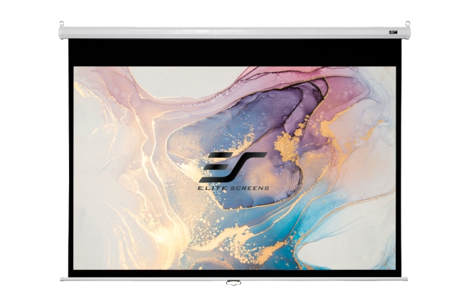 Ecran proiectie electric Elitescreens Ecran proiectie manual, perete/tavan, 332 X 186.7 cm, M150XWH2 , Format 16:9