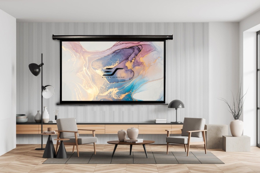 Elitescreens 221.4 x 124.5 cm ELECTRIC100H format 16:9 trigger 12v