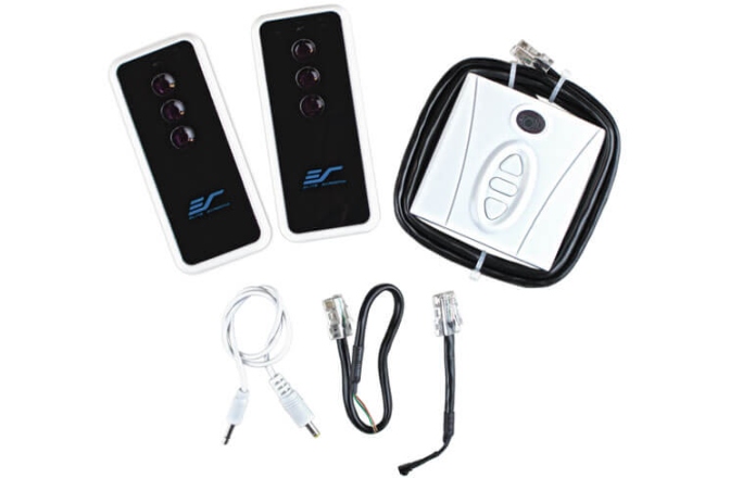 Ecran proiectie electric perete/tavan Elitescreens 243,8 x 137,2 cm Saker SK110XHW-E24 Format 16:9