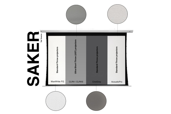 Ecran proiectie electric, 299 x 168 cm, Tensionat, Saker SKT135UHW2-E24, Format 16:9, Drop 60cm, Trigger Ecran proiectie electric, 299 x 168 cm, Tensionat, Saker SKT135UHW2-E24, Format 16:9, Drop 60cm, Trigger