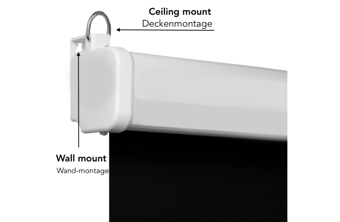 Ecran proiectie manual Elitescreens 265 x 149 cm SRM-PRO Format 16:9 SLOW RETRACTION