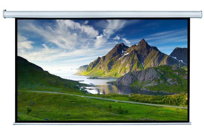 Ecran proiectie motorizat BlackMount Perete/tavan 300cm x 169cm