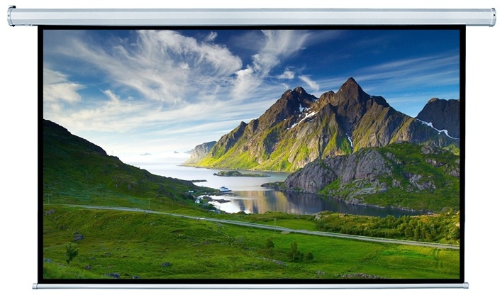 Ecran proiectie motorizat cu telecomanda BlackMount Perete/tavan 200cm x 113cm