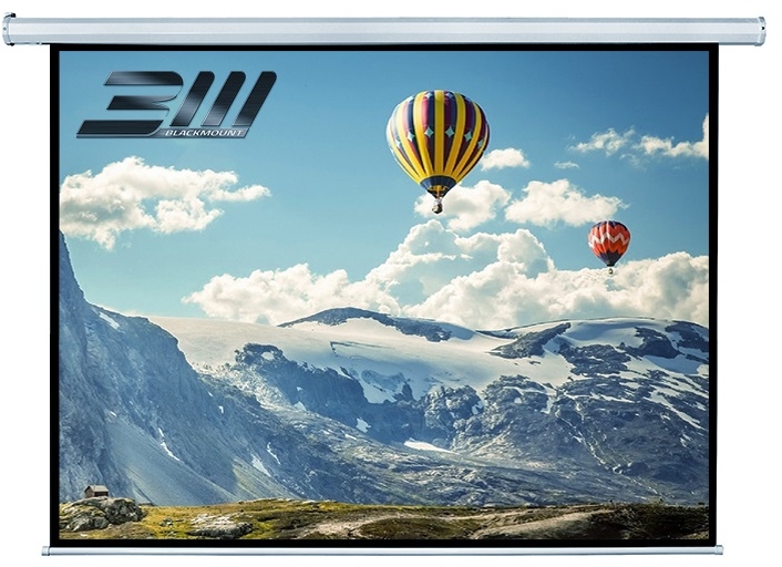 Ecran proiectie motorizat cu telecomanda BlackMount Perete/tavan 200cm x 150cm