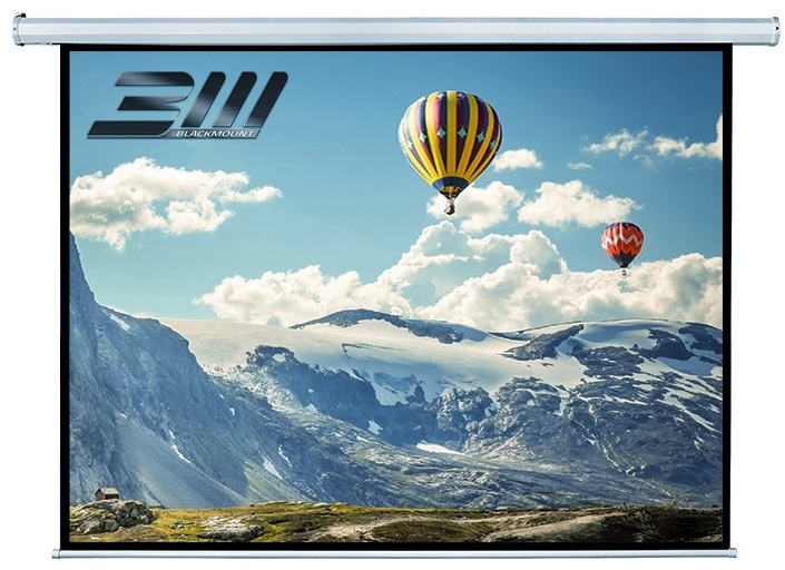Ecran proiectie motorizat cu telecomanda BlackMount Perete/tavan 240cm X 180 cm