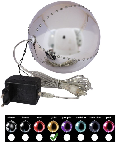 Europalms LED Snowball 15cm, gold
