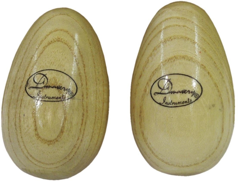 Dimavery Egg shaker wood 2x