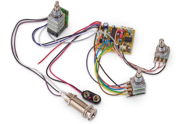  60023-09 - Active BEC 3 Electronics For Active Pickups - 9V - (Vol+Bal PP / T+B / M)