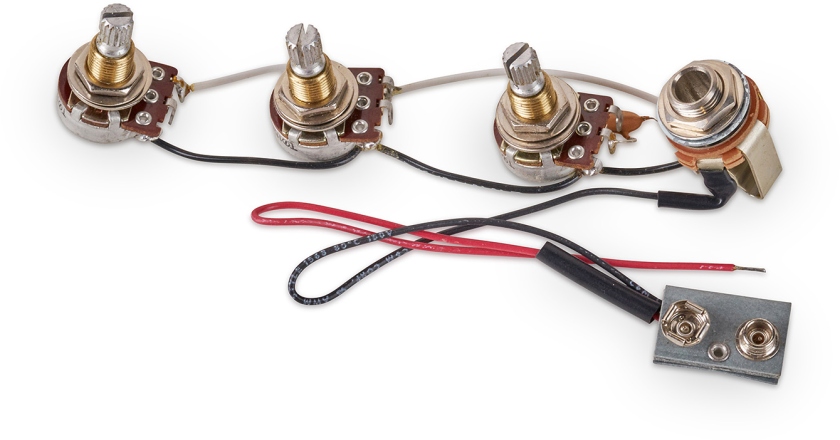 MEC Pickups 60001 - Passive Electronics For Active Pickups (Vol / Vol / Tone)