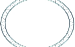 Element cadru circular Alutruss BILOCK Element f.Circle 2m ins. hori.90°