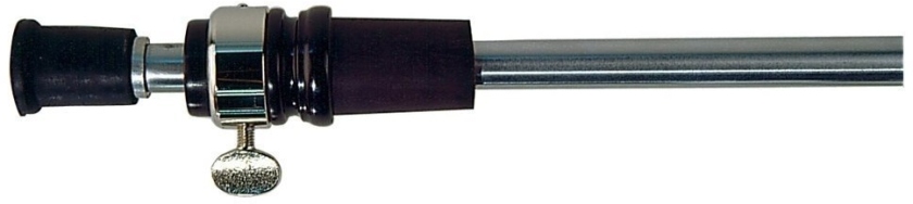 Ulsa End pin contrabas Combi Rod metal, negru