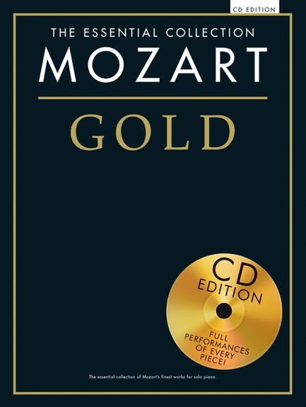 ESSENTIAL COLLECTION MOZART GOLD PIANO BK/CD