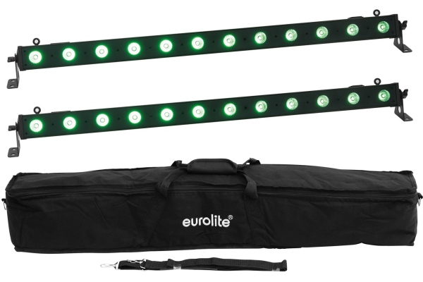 Set 2x LED BAR-12 QCL RGB+UV Bar + Soft Bag Set 2x LED BAR-12 QCL RGB+UV Bar + Soft Bag