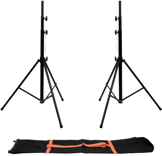 Eurolite Set 2x LS-1 EU Steel + Geantă de transport