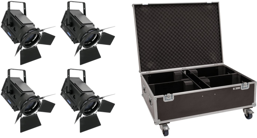 Eurolite Set 4x LED THA-150F + Case