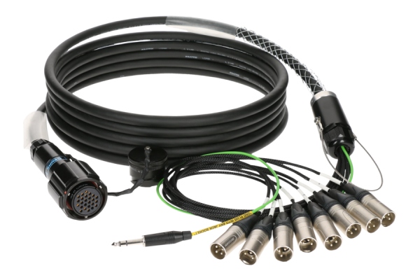 Klotz PolyLIVE - RMP 25p F - 8x XLR M8-channel - analog fanout - PVC - Neutrik® - 3 m