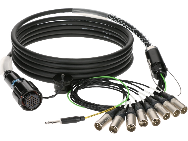 Klotz PolyLIVE - RMP 25p F - 8x XLR M8-channel - analog fanout - PVC - Neutrik® - 3 m