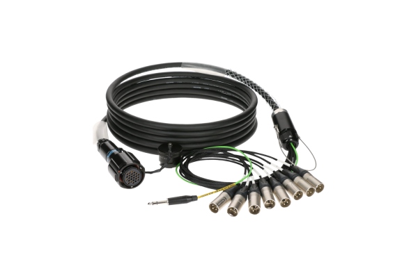 Klotz PolyLIVE - RMP 25p F - 8x XLR M8-channel - analog fanout - PVC - Neutrik® - 6 m