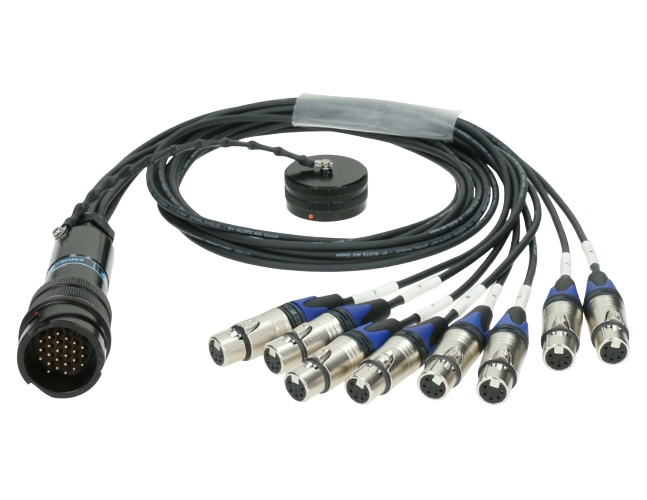 Klotz OT1000 - RMP 25p M - 8x XLR 5p F8-channel - DMX fanout - PVC - KLOTZ