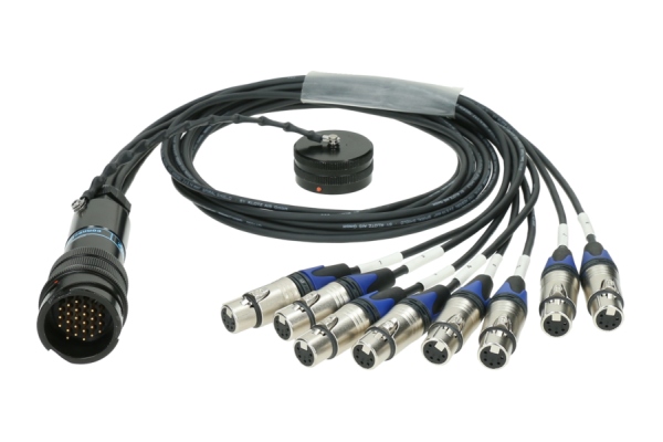 OT1000 - RMP 25p M - 8x XLR 5p F8-channel - DMX fanout - PVC - Neutrik®