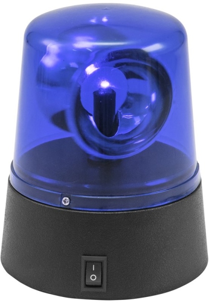 Eurolite LED Mini Police Beacon blue USB/Battery