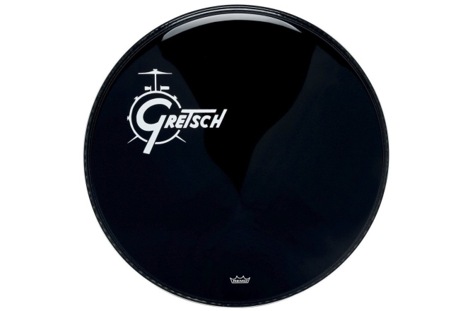 Fata de rezonanta toba mare Gretsch Ambassador 22 Ebony Logo Gretsch