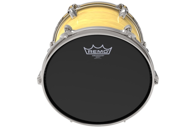 Față de tobe Remo Ambassador Ebony Bass 18